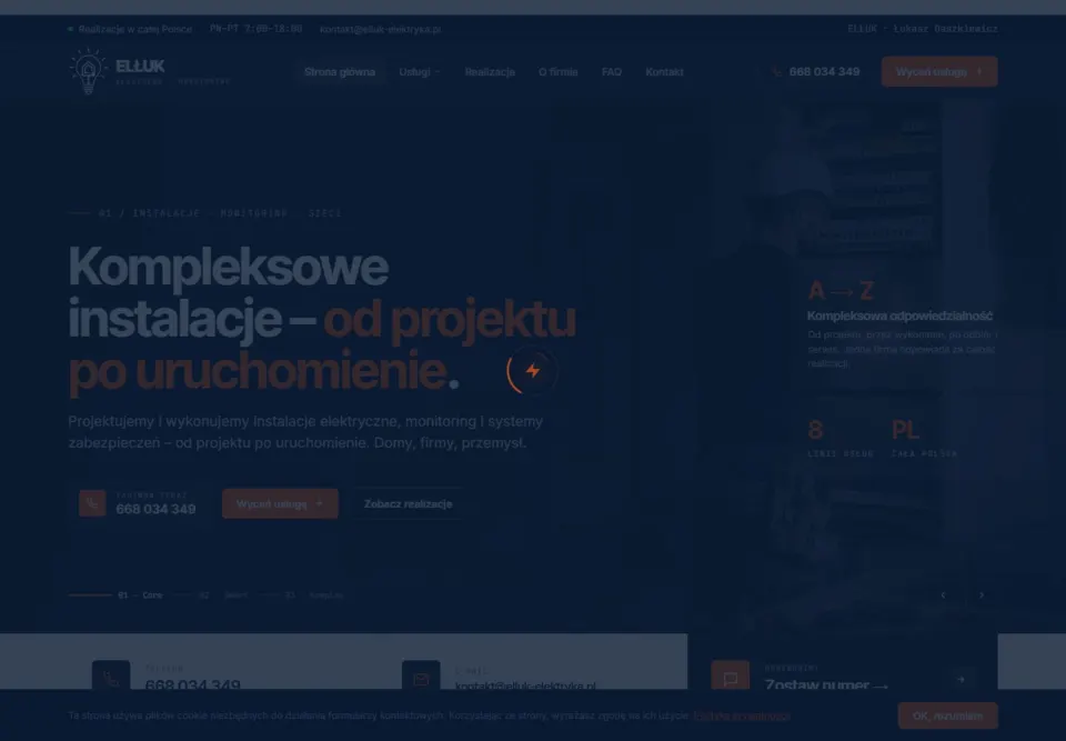 Podgląd strony elluk-elektryka.pl